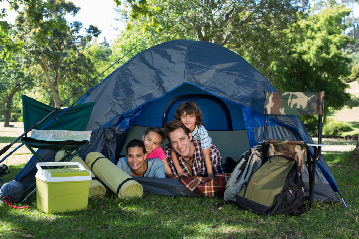 camping en famille